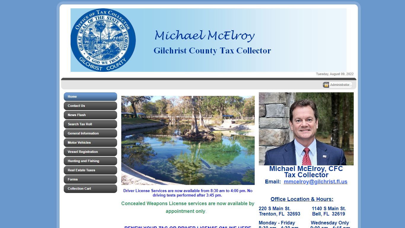FL-GILCHRIST-TAXCOLLECTOR > Home
